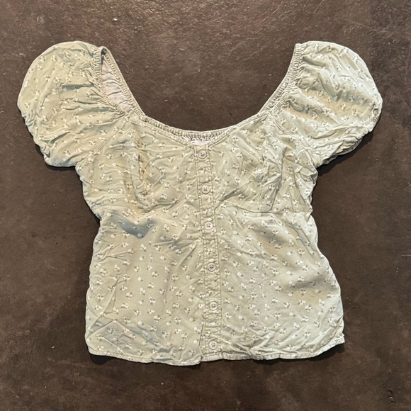 Floral Y2K Style Babydoll Top - Picture 3 of 7